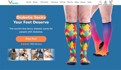 The only thing we recommend is to wear a different pair of compression socks everyday, as people with diabetes are more prone to risk of infection in their feet. . Viasox reviews